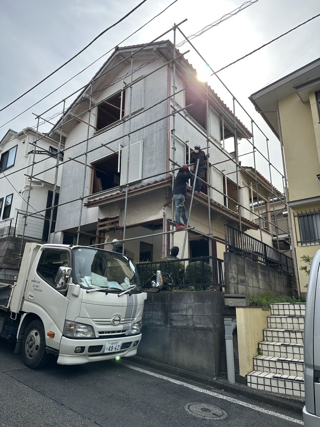2025.04横浜市港南区-登録会員様に解体工事案件のご依頼をさせていただきました