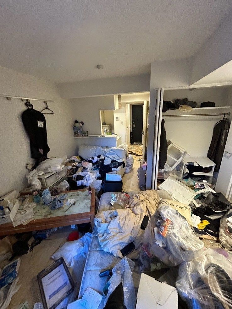 【東京都大田区】不動産会社J様から残置物撤去依頼→不用品回収業者の株式会社ZO社様が施行しました