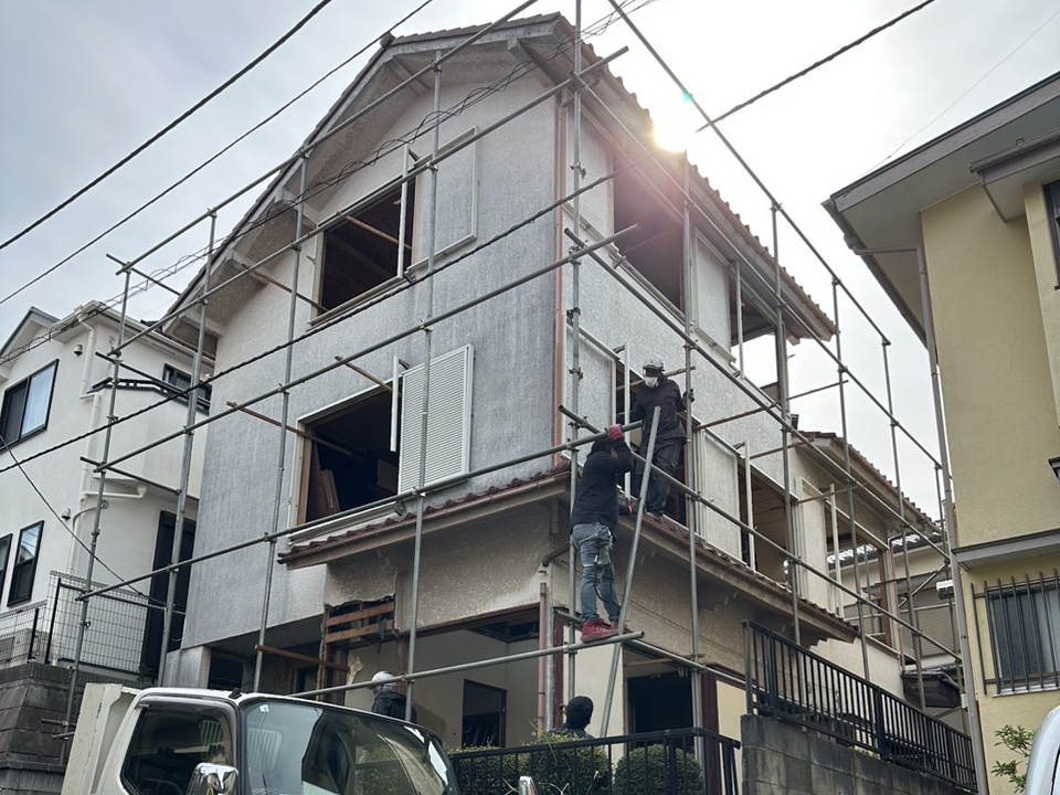 2025.04横浜市港南区-登録会員様に解体工事案件のご依頼をさせていただきました